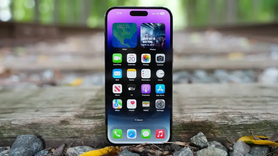 Tela do iPhone 15