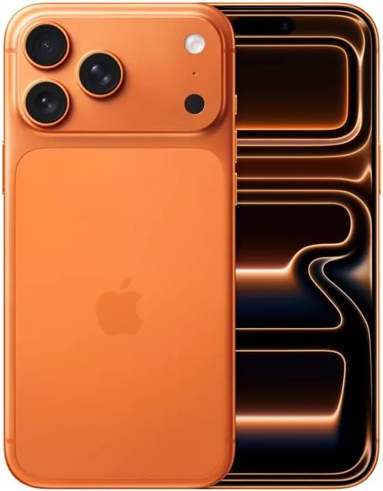 iPhone 17 Pro Max 512GB na cor laranja